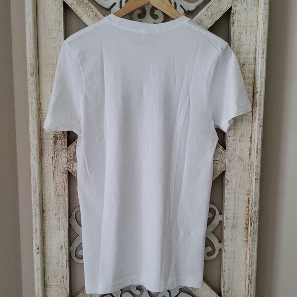 Women's Premium Preshrunk Ring Spun Graphic Cotton Tee T-Shirt Be Unique White - Picture 4 of 4